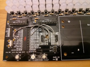 8 Pin DIP soldered into Peggy's proto area